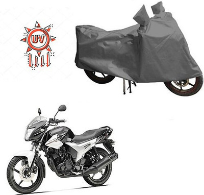 DeepShakshi AUTOMOTIVE Waterproof Two Wheeler Cover for Yamaha(SZ R, Grey)