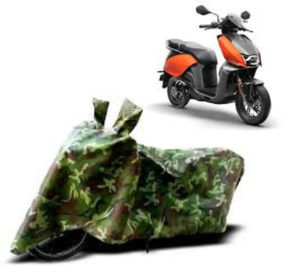 Mdstar Waterproof Two Wheeler Cover for Yamaha(Ray ZR, Green)