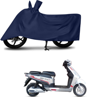 Mdstar Waterproof Two Wheeler Cover for Hero(Electric NYX e5, Blue)