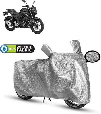 CODOKI Waterproof Two Wheeler Cover for Yamaha(FZ 25, Silver)