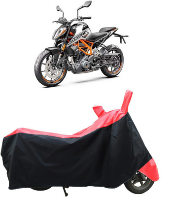 Coxtor Two Wheeler Cover for KTM(250 Duke BS6, Red)