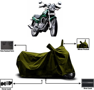 Amexride Two Wheeler Cover for TVS(Fiero FX, Green)