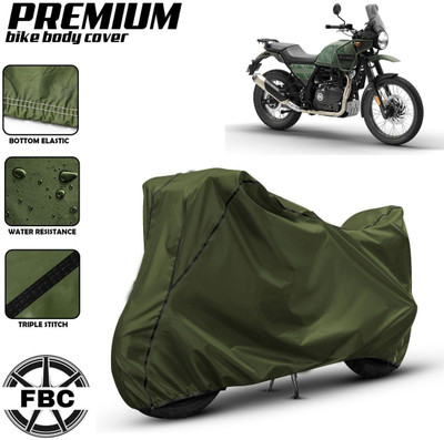 AutoGalaxy Waterproof Two Wheeler Cover for Royal Enfield(Himalayan, Green)
