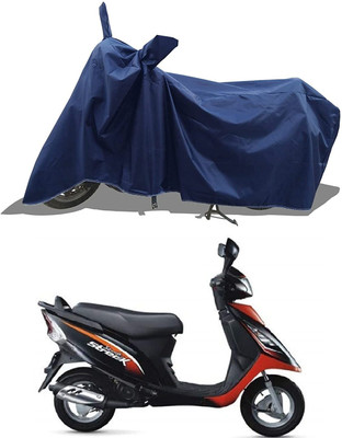 KEDIT Two Wheeler Cover for TVS(Streek, Blue)