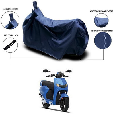 DeepShakshi AUTOMOTIVE Waterproof Two Wheeler Cover for 22Motors(Flow, Blue)