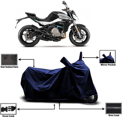 Amexride Two Wheeler Cover for CFMoto(650 NK BS6, Blue)