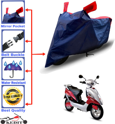 AASHTIK MART Two Wheeler Cover for Hero(Electric Maxi, Red, Blue)