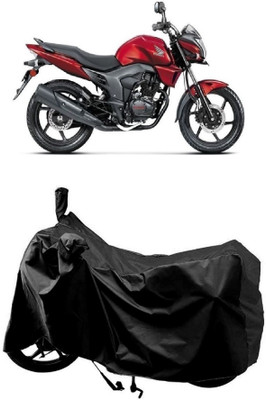 MMSSTAR Waterproof Two Wheeler Cover for Honda(CB Trigger, Black)