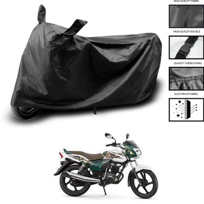 DeepShakshi AUTOMOTIVE Two Wheeler Cover for TVS(Star City, Black)