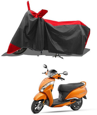PAGORA Waterproof Two Wheeler Cover for TVS(Jupiter 125, Red, Black)