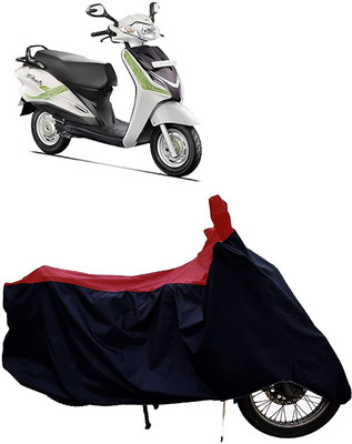 KEDIT Two Wheeler Cover for Hero(Duet 125CC, Red, Black)