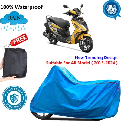 OliverX Waterproof Two Wheeler Cover for Hero(Maestro Edge 125, Blue)