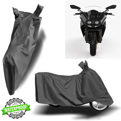 NG Auto Front Waterproof Two Wheeler Cover for KTM(RC 200, Grey)