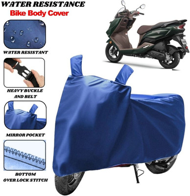 SRP PRODUCT Waterproof Two Wheeler Cover for Suzuki(Burgman Electric, Blue)