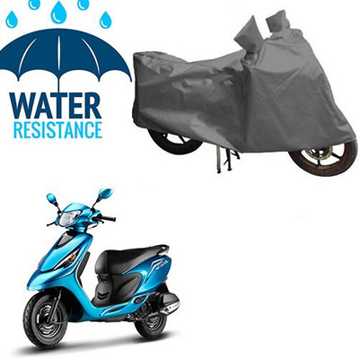 DeepShakshi AUTOMOTIVE Waterproof Two Wheeler Cover for TVS(Zest, Grey)