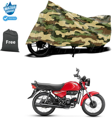 CODOKI Waterproof Two Wheeler Cover for Hero(CD Dawn, Yellow)