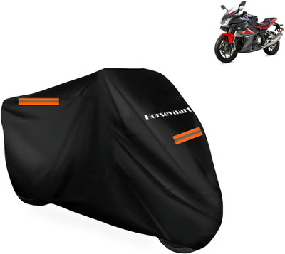 Horseyaart Waterproof Two Wheeler Cover for Benelli(302R, Black)