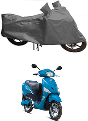 MMSSTAR Waterproof Two Wheeler Cover for Hero(Electric Optima, Grey)