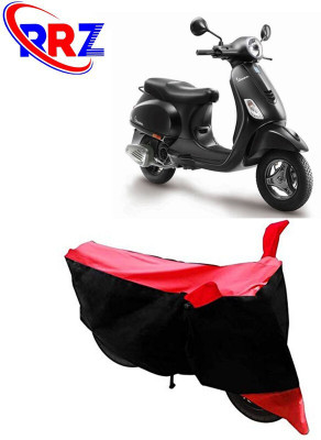DeepShakshi AUTOMOTIVE Two Wheeler Cover for Vespa(Vespa, Black, Red)