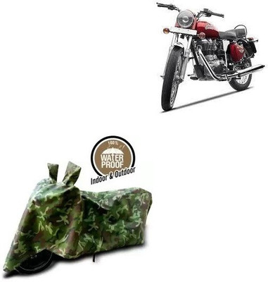 LIFELEX Waterproof Two Wheeler Cover for Royal Enfield(Bullet Electra Twinspark, Multicolor)