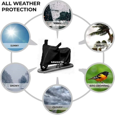 DeepShakshi AUTOMOTIVE Waterproof Two Wheeler Cover for KTM(250 Duke, Black)