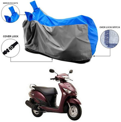 DeepShakshi AUTOMOTIVE Waterproof Two Wheeler Cover for Yamaha(Alpha, Blue)