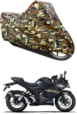 AutoGalaxy Waterproof Two Wheeler Cover for Suzuki(Gixxer SF 250, Yellow)