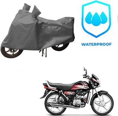 MMSSTAR Waterproof Two Wheeler Cover for Hero(HF Deluxe, Grey)