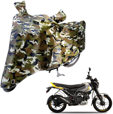 Laxnera Waterproof Two Wheeler Cover for Bajaj(Freedom, Green, Black)
