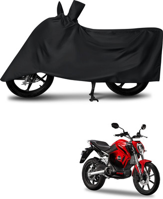 DeepShakshi AUTOMOTIVE Waterproof Two Wheeler Cover for Revolt(RV 400, Black)