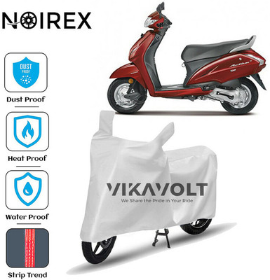 NOIREX Waterproof Two Wheeler Cover for Honda(Activa 4G, Silver)