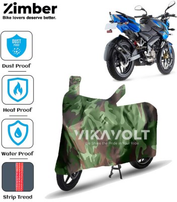 ZIMBER Waterproof Two Wheeler Cover for Bajaj(Pulsar NS 200, Green)