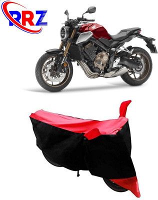 DeepShakshi AUTOMOTIVE Waterproof Two Wheeler Cover for Honda(CBR650R, Black, Red)