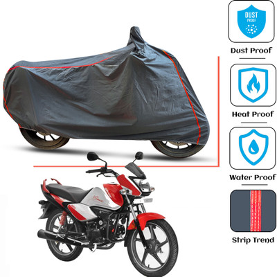 FAMEXON Waterproof Two Wheeler Cover for Hero(Splendor I Smart, Grey)