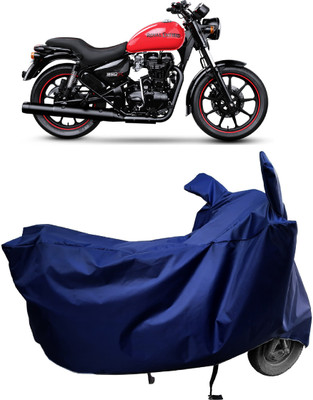 Amexride Two Wheeler Cover for Royal Enfield(Thunderbird 350, Blue)