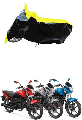 VESMEI Two Wheeler Cover for Hero(Splendor I Smart, Yellow)