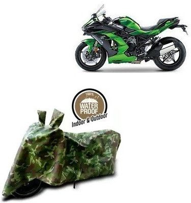 LIFELEX Waterproof Two Wheeler Cover for Kawasaki(Ninja H2 SX, Multicolor)