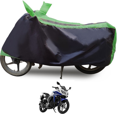 Euro Care Waterproof Two Wheeler Cover for Yamaha(Fazer, Green)