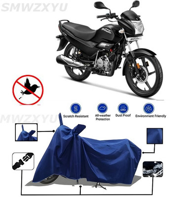 smwzxyu Waterproof Two Wheeler Cover for Hero(Splendor I Smart, Clear, Blue)