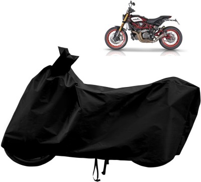 Horseyaart Waterproof Two Wheeler Cover for Indian(FTR 1200, Black)