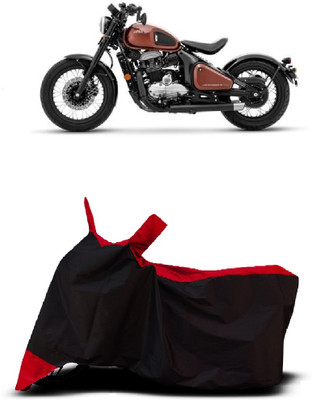 VESMEI Two Wheeler Cover for JAWA(Bobber 350, Red)
