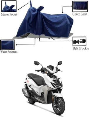 RAQTRO Waterproof Two Wheeler Cover for Hero(Electric Scooter, Blue)