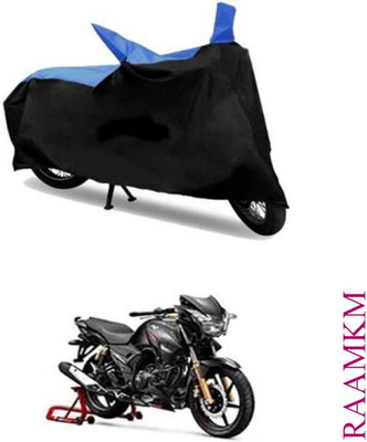 RAAMKM Two Wheeler Cover for Hero, Honda, Bajaj, Ather, TVS, Yamaha(Blue, Black)