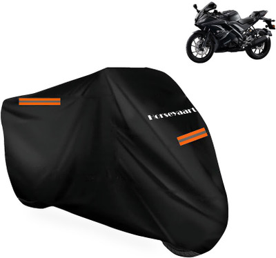 Horseyaart Waterproof Two Wheeler Cover for Yamaha(R15S BS6, Black)
