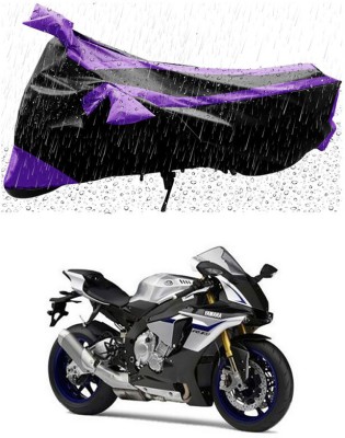 Genipap Two Wheeler Cover for Yamaha(YZF R1M, Black, Purple)