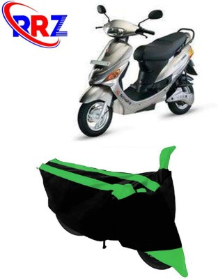 RRZ Waterproof Two Wheeler Cover for Hero(Electric E-Sprint, Black, Green)