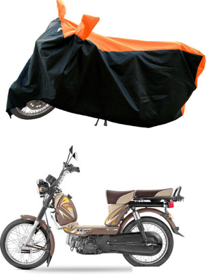 AESTRYD Two Wheeler Cover for TVS(XL 100 Comfort BS6, Orange)