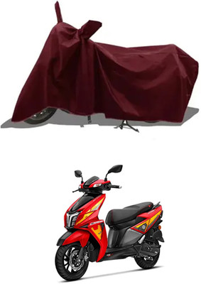RRZ Two Wheeler Cover for TVS(NTORQ, Maroon)