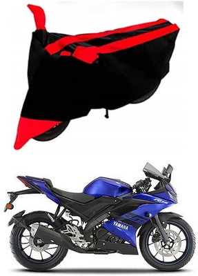 AutoGalaxy Waterproof Two Wheeler Cover for Yamaha(YZF R1M, Red, Black)