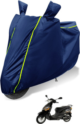 Auto Hub Waterproof Two Wheeler Cover for Hero(Electric Zippy, Blue)